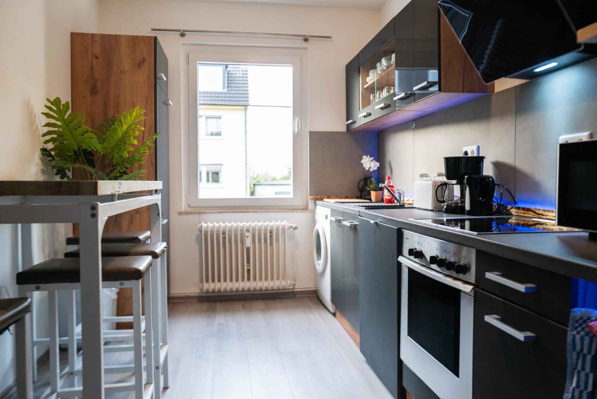 #412 Komfortable, Stilvolle Wohnung Fuer 6 Personen Muelheim an der Ruhr Luaran gambar